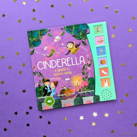 Cinderella Fairy Tale Sound Book - 6 Enchanting Sound Buttons To Press And Play (Sound Books) [KSIĄŻKA]