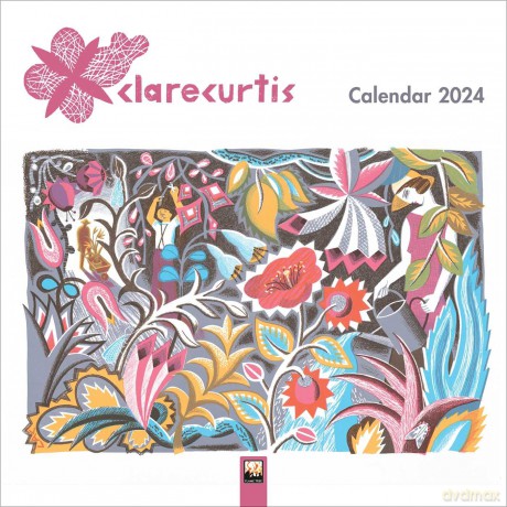 Clare Curtis Wall Calendar 2024 (Art Calendar) - Flame Tree Studio [KALENDARZ]