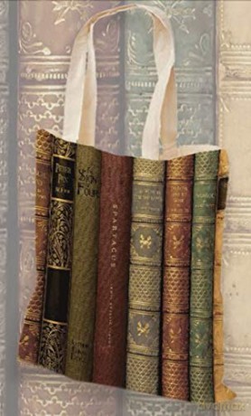 Classic Book Titles Tote Bag [KSIĄŻKA]