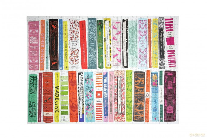 Classic's 1000 Piece Jigsaw Puzzle for Adults | Premium 100% Recycled Board | 1000 Piece Book Cover Jigsaw Puzzle | Gifts for Book Lovers | Happily Jigsaw Puzzles [PUZZLE]