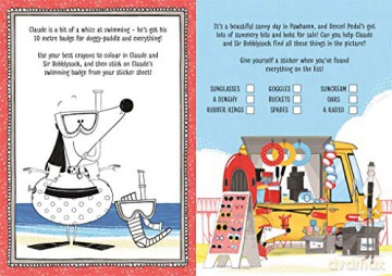Claude Ever-So-Summery Sticker Book: 250 Stickers (Claude TV Tie-ins) - Alex T. Smith [KSIĄŻKA]