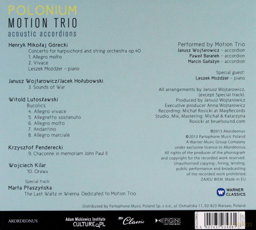 Motion Trio: Polonium [CD]
