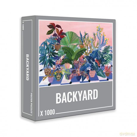 Cloudberries Backyard Jigsaw 1000 Pieces, Cool Puzzles for Adults, Garden Puzzles, 1000 Piece Flowers Puzzle featuring Houseplants, Cacti and Succulents [PUZZLE]