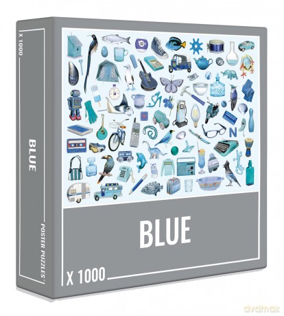 Cloudberries Blue Puzzle, 1000 Piece Jigsaw Puzzles for Adults, Blue Puzzles, Detailed Puzzles for Adults, 1000 Piece Puzzles, Blue Gifts for Adults [PUZZLE]