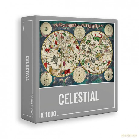 Cloudberries Celestial Jigsaw - 1000 Piece Jigsaw Puzzles for Adults with Vintage Astronomy, Star Map and Constellation Theme, Space Puzzles 1000 Pieces, Starry Night Puzzle [PUZZLE]
