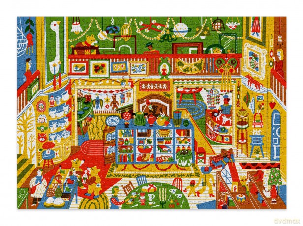 Cloudberries Curiosities Puzzle | Detailed and Challenging 1000 Piece Jigsaw Puzzle for Adults | Curiosity Shop Puzzle | Quirky Puzzles for Adults [PUZZLE]