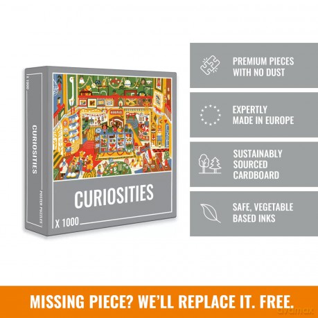 Cloudberries Curiosities Puzzle | Detailed and Challenging 1000 Piece Jigsaw Puzzle for Adults | Curiosity Shop Puzzle | Quirky Puzzles for Adults [PUZZLE]