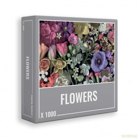 Cloudberries Flowers Jigsaw: Premium, 1000 Piece Flower Jigsaw Puzzles for Adults, Floral Puzzle with Realistic Flowers and Garden Theme [PUZZLE]