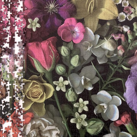 Cloudberries Flowers Jigsaw: Premium, 1000 Piece Flower Jigsaw Puzzles for Adults, Floral Puzzle with Realistic Flowers and Garden Theme [PUZZLE]