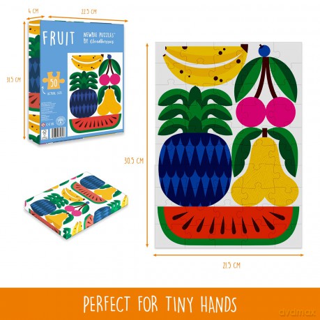 Cloudberries Fruit Puzzle - 50 Piece Puzzle for Kids | Jigsaw Puzzles for 4+ Year Olds | Large Piece Jigsaw Puzzles for Kids (Also Suitable as Large Piece Puzzles for Adults) [PUZZLE]