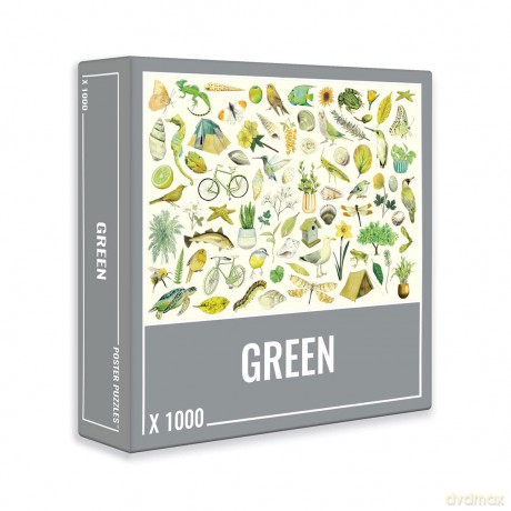 Cloudberries Green Puzzle, 1000 Piece Jigsaw Puzzles, Puzzles for Adults, Jigsaws 1000 Pieces for Adults, Puzzle Presents for Adults, Green Puzzle with Animals, Flowers, Plants and Nature Scenes [PUZZLE]