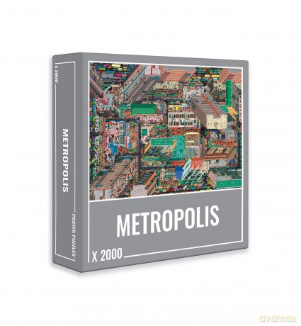Cloudberries Metropolis, Mega Detailed 2000 Piece Jigsaw Puzzles for Adults with Cool 3D City Map and Architecture Theme [PUZZLE]
