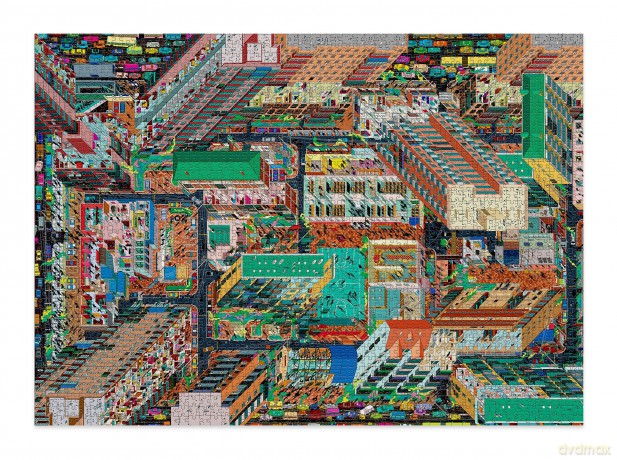 Cloudberries Metropolis, Mega Detailed 2000 Piece Jigsaw Puzzles for Adults with Cool 3D City Map and Architecture Theme [PUZZLE]