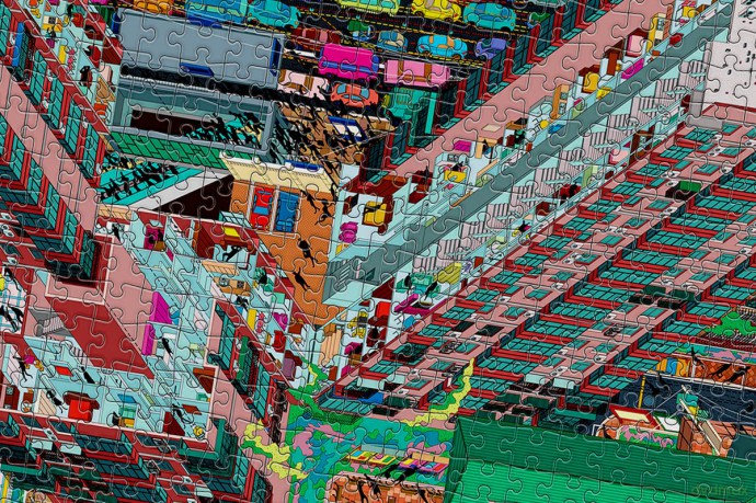 Cloudberries Metropolis, Mega Detailed 2000 Piece Jigsaw Puzzles for Adults with Cool 3D City Map and Architecture Theme [PUZZLE]