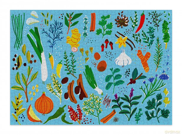 Cloudberries Pantry Puzzle - Premium, 1000 Piece Jigsaw Puzzle for Adults, Made in Europe. Great Kitchen Wall Decor or as a Gift for Cooks! [PUZZLE]
