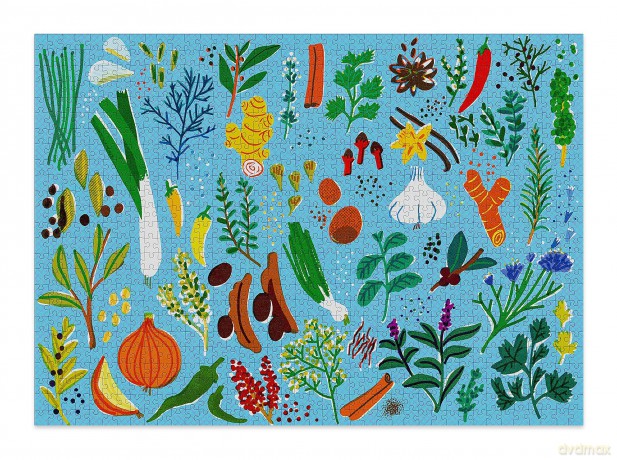 Cloudberries Pantry Puzzle - Premium, 1000 Piece Jigsaw Puzzle for Adults, Made in Europe. Great Kitchen Wall Decor or as a Gift for Cooks! [PUZZLE]