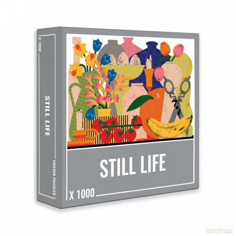 Cloudberries Still Life Jigsaw Puzzle - Premium 1000 Piece Fine Art Jigsaw Puzzle for Adults by Cloudberries, With Beautiful Flowers and Cool Collage Effect [PUZZLE]