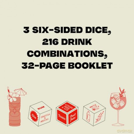 Cocktail Dice: Liquors, Mixers, and More - Chronicle Books [KSIĄŻKA]