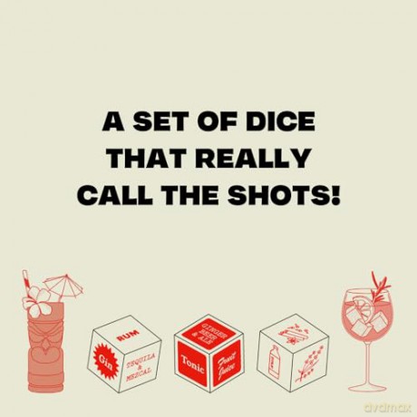 Cocktail Dice: Liquors, Mixers, and More - Chronicle Books [KSIĄŻKA]
