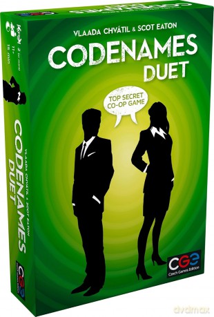 Codenames Czech Games Edition Duet | Board Game | Ages 11+ | 2 Players | 15-30 Minutes Playing Time [KSIĄŻKA]