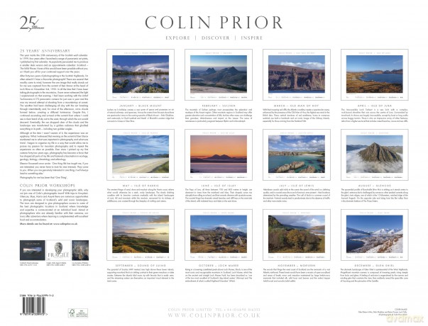 Colin Prior Wall Calendar 2024 [KALENDARZ]
