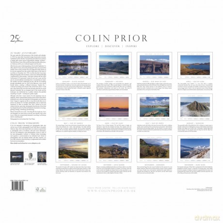 Colin Prior Wall Calendar 2024 [KALENDARZ]