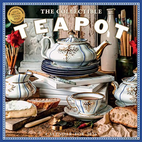 Collectible Teapot Wall Calendar 2024: A Tea Obsessive's Dream Come True - Betty Shin Binon [KALENDARZ]