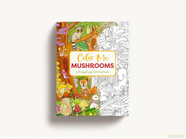 Color Me Mushrooms: A Funky Fungi Coloring Book - Editors of Cider Mill Press [KSIĄŻKA]