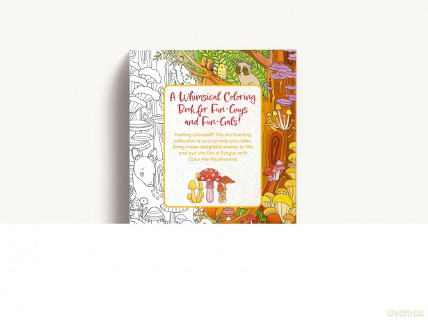 Color Me Mushrooms: A Funky Fungi Coloring Book - Editors of Cider Mill Press [KSIĄŻKA]