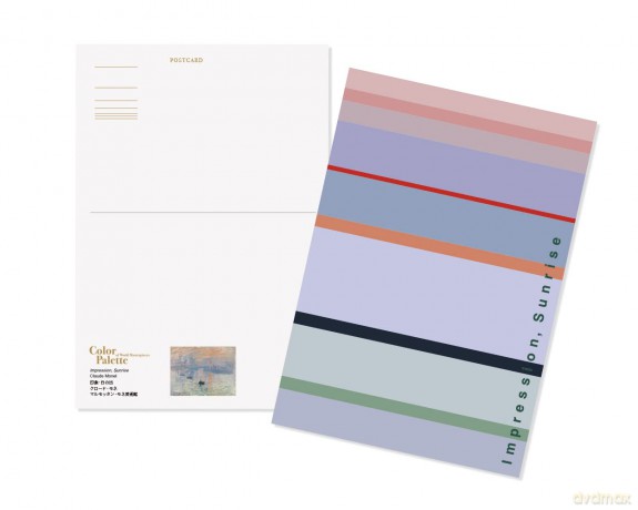 Color Palette Postcard Book of World Masterpieces: Western Art Edition - PIE International [KSIĄŻKA]