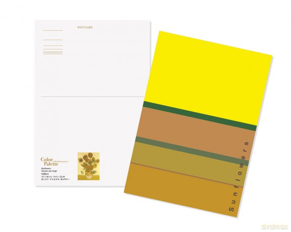 Color Palette Postcard Book of World Masterpieces: Western Art Edition - PIE International [KSIĄŻKA]