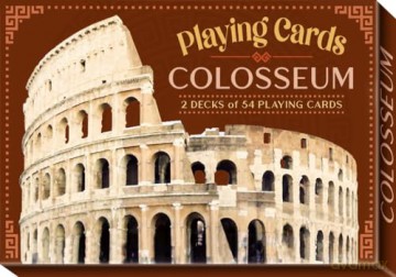 Colosseum Playing Cards - 2 Deck Box: 2 decks of 54 playing cards - Severino Baraldi [KSIĄŻKA]