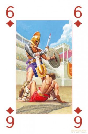 Colosseum Playing Cards - 2 Deck Box: 2 decks of 54 playing cards - Severino Baraldi [KSIĄŻKA]