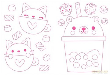 Colour Your Own Bubble Tea Squishy - Make Believe Ideas [KSIĄŻKA]