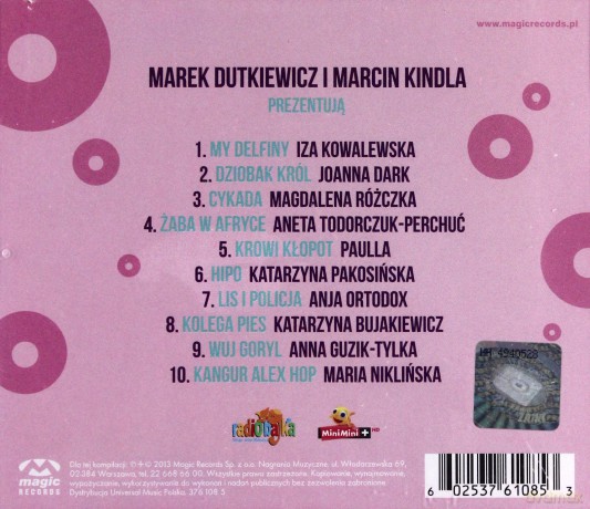 Zwierzaki - Bez Chłopaków Dla Dzieciaków [CD]