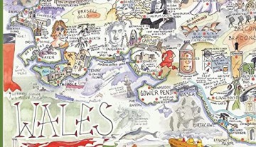 Comical Map Of Wales, Artwork By Tim Bulmer - 1000 Piece Puzzle For Adults, Large Puzzle 66cm X 50cm In Size. Challenging To Complete But Fun And Humorous. Makes A Great Gift For Birthdays [PUZZLE]