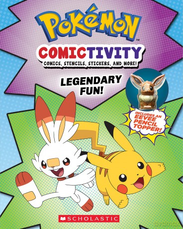 Comictivity 2: Legendary Fun!: Comictivity; Comics, Stencils, Stickers, and More! (Pokemon) - Scholastic [KSIĄŻKA]