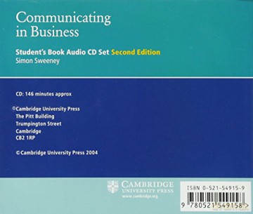 Communicating in Business Audio CD Set (2 CDs) - Simon Sweeney [KSIĄŻKA]