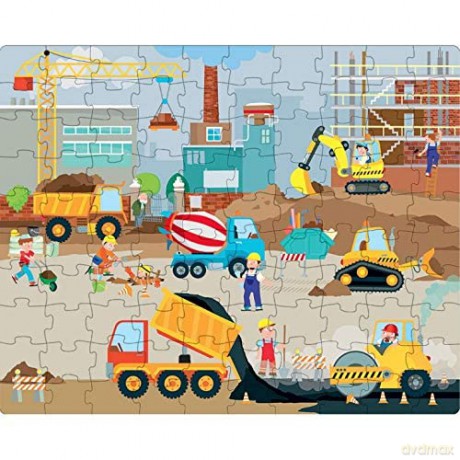 Construction Site Giant Puzzle: 1 - M Gaule [KSIĄŻKA]