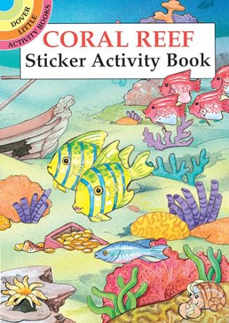 Coral Reef Sticker Activity Book (Dover Little Activity Books Stickers) - Helen Mortimer [KSIĄŻKA]