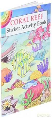 Coral Reef Sticker Activity Book (Dover Little Activity Books Stickers) - Helen Mortimer [KSIĄŻKA]
