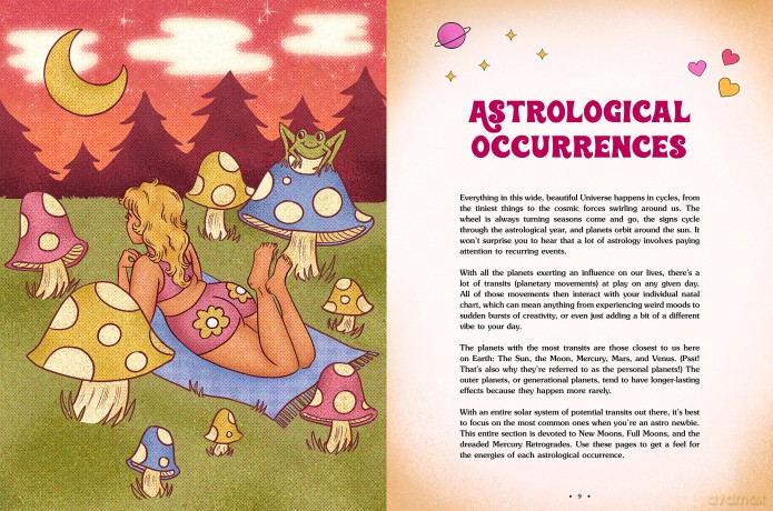 Cosmic Companion Workbook: A Guide for Incorporating Astrology Into Your Life - The Pulp Girls [KALENDARZ]