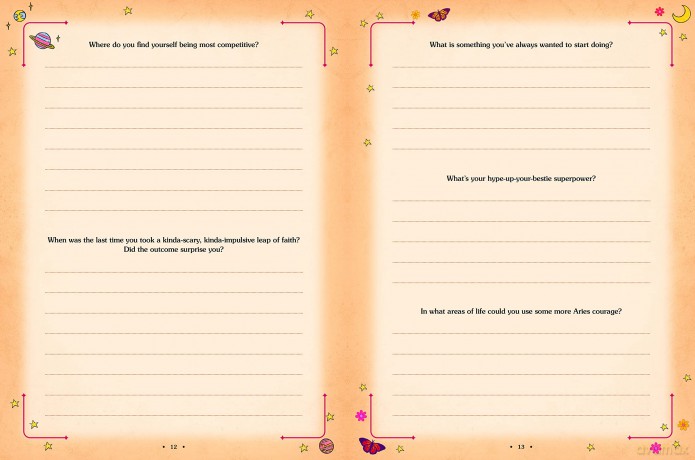 Cosmic Companion Workbook: A Guide for Incorporating Astrology Into Your Life - The Pulp Girls [KALENDARZ]