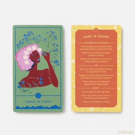 Cosmic Parenting: A Birth Chart Deck for Kids, Parents, and Families: 80 Astrology Cards - Jennifer Freed [KSIĄŻKA]