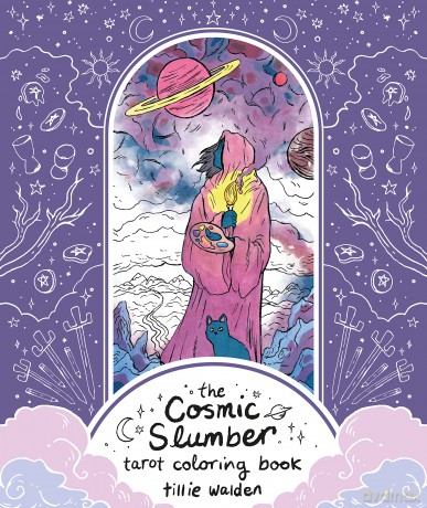 Cosmic Slumber Tarot Coloring Book, The - Walden [KSIĄŻKA]