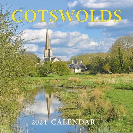 Cotswolds Large Square Calendar - 2024 - Chris Andrews [KSIĄŻKA]