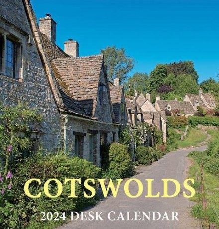 Cotswolds Mini Desktop Calendar - 2024 - Chris Andrews [KALENDARZ]