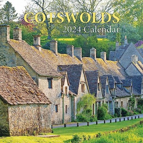 Cotswolds Small Square Calendar - 2024 - Chris Andrews [KALENDARZ]