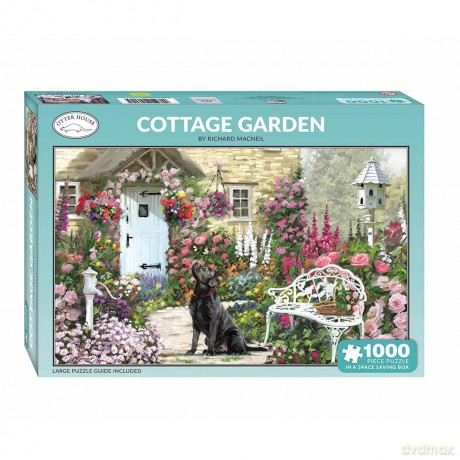 Cottage Garden 1000 Piece Jigsaw [PUZZLE]
