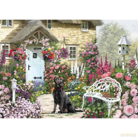 Cottage Garden 1000 Piece Jigsaw [PUZZLE]